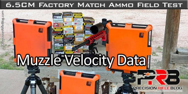 6.5 Creedmoor Ammo Test Part 4: Live-Fire Muzzle Velocity Details