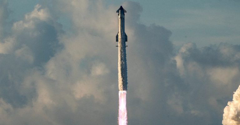 Elon’s Fans Erect 50-Foot Statue Outside His Company Town – Mother Jones